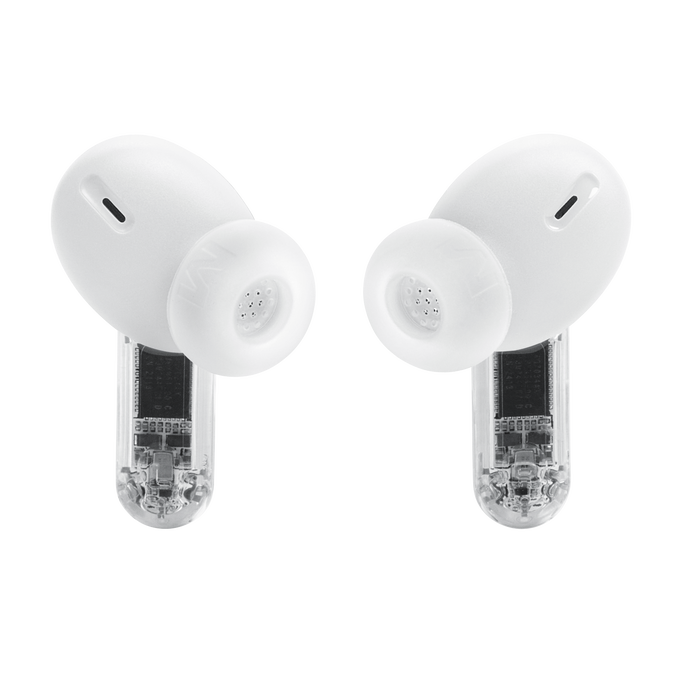 JBL Tune Beam 2 Ghost Edition - Ghost White - True Wireless Noise Cancelling Earbuds - Back image number null
